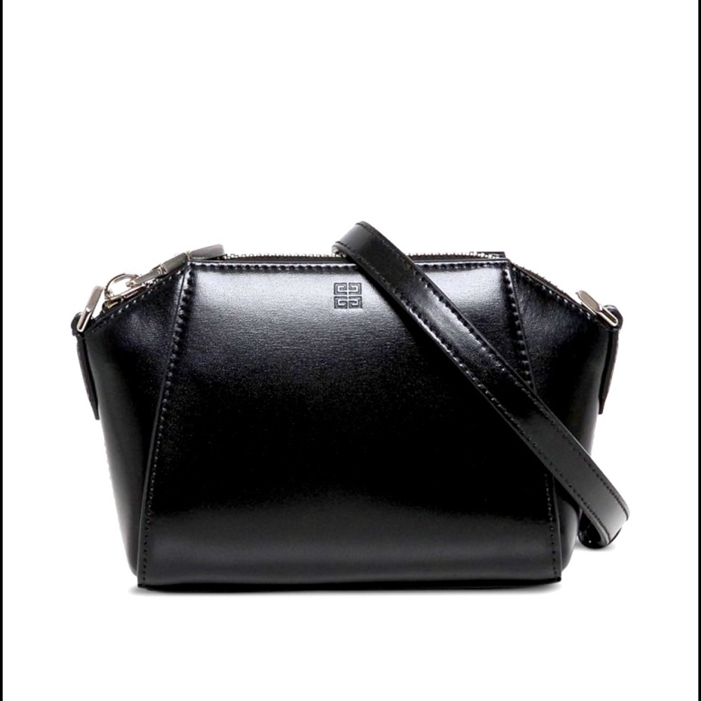 NEW Black Givenchy Antigona Nano in Smooth Leather